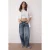 TRENDYOLMİLLA Dames Blauw Effen Wijde pijp Lage taille Jeans