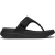 Fitflop F-mode Go Dames Tenenpost Sandalen Volledig Zwart