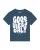 Watapparel Shirt ‘Good vibes only’  donkerblauw / wit