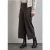Street One Dames 7/8 broek met wijde pijpen in Bruin