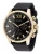GUESS Analoog horloge ‘Walker’  goud / lichtgrijs / zwart
