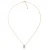 Orphelia ‘Alena’ Dames 925 Sterling Zilveren Ketting met Hanger – Goud ZH-7122/G