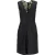 Emilio Pucci mouwloze jurk met V-hals in zwart polyester
