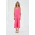 V-hals Split Midi-jurk