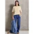 Street One Studio Dames Zacht Shirt met trekkoord in Beige