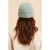 ICode Mint Green Ribbed Knit Embroidered Beanie