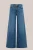 Blue Ridge – Dames super wide leg jeans – Mid waist – Blauw – Katoen –