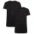 Bamboo Basics V-hals T-shirts Velo Long Fit 2Pack Black   L