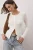 TRENDYOLMİLLA Dames Ecru Effen Lang Getailleerd Blouses
