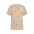 Expresso T-shirt met kraaltjes – beige