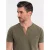 Ombre Italian style poloshirt heren suéde donker italianstyle