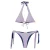 MANGO TEEN reversible halter bikini lila/donkerblauw