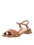 BALDININI Sandalen met riem  cognac