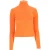 Versace geribbelde coltrui van oranje wol.