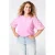 MS Mode Top Top met jacquard mouwen