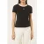 FILA Montebeni Slim Logo Rib T-shirt Black