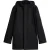 John Varvatos Military Seam Sealed Hood Parka Black