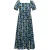Regatta Dames/Dames Orla Kiely Reuzenbloem Zomer Midi Jurk (Blauw)