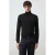 Mango Man wollen regular fit coltrui – zwart