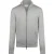 McGregor Fine Merino Zip Thru Cardigan Medium Grey Melange