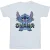 Disney Heren Lilo en Stitch Ohana Blauw Glitch T-shirt (Wit)