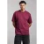 Aeden relaxed fit T-shirt met backprint – bordeaux