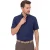 casual overhemd korte mouw Casa Moda Casual Fit donkerblauw
