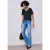 Street One Dames Basic Shirt in Blauw