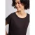 Street One Dames Shirt met boothals en schouderdetails in Bruin