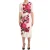 Bloemenprint Midi Jurk Halve Mouwen