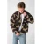 Shoeby teddy jas met print – donkerbruin