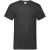 Fruit of the Loom Heren Valueweight V Neck T-shirt (Zwart)