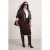 Trendyol Curve Dames Bruin Gestreept Maxi Kokerrok- rok Grote maten Rokken
