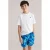 WE Fashion zwemshort blauw/groen