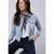 Street One Dames Denim jack met borstzakken en knopen in Blauw
