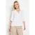 LOLALIZA blouse met linnen ecru