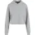 Urban Classics Ladies Oversized Cropped Light Terry Hoodie Lightasphalt
