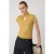 TRENDYOLMİLLA Dames Kaki Gestreept Kort Getailleerd Blouses