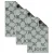 JOOP! Handdoek  grijs / groen