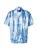 Carlo Colucci Overhemd  blauw / lichtblauw / zwart / wit