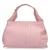Manfield leren handtas roze
