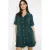 LOLALIZA blousejurk petrol