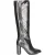 Mexx Heeled High Boot Krystal Indy Silver Dames –