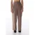 Hoge Taille Wijde Pantalon met Plissé