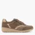 Easy Street suèdelook veterschoenen met sleehak – taupe