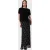 AllSaints Ilka Emb Skirt Black