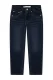 Levi’s straight leg regular waist tapered jeans dark blue denim