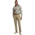 Ted Baker Herenoverhemd met lange mouwen en bladmotief (Lichtgroen)