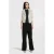 MSCH Copenhagen high waist wide leg pantalon MSCHHenrika zwart
