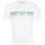 Casablanca Speels Strepen Design Wit T-shirt